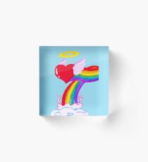 Zoomin Heart Acrylic Block