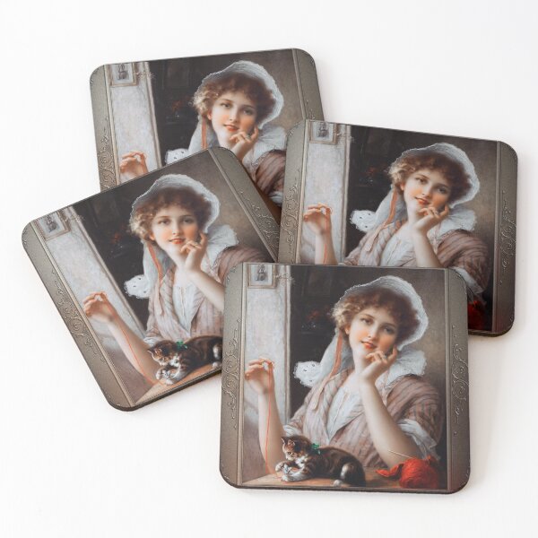 Item preview, At Play by Émile Vernon Wall Decor Xzendor7 Old Masters Art Reproductions designed and sold by Xzendor7 Digital Art Creations.