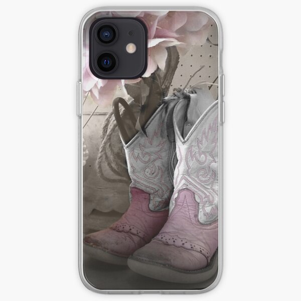 Pink Cowgirl Boots iPhone Soft Case