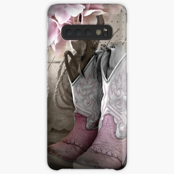 Pink Cowgirl Boots Samsung Galaxy Snap Case