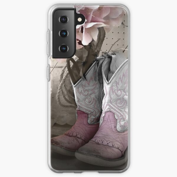 Pink Cowgirl Boots Samsung Galaxy Soft Case