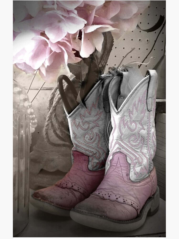 Pink Cowgirl Boots by colgdrew