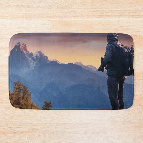 Item preview, Photographer On The Top Mountain With Beautiful View designed and sold by JTS STORE.