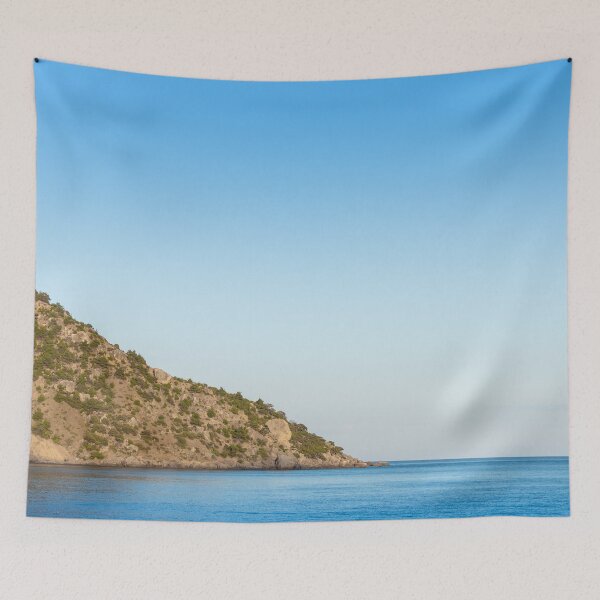 Item preview, Blue Sea Wooded Mountainside  designed and sold by JTS STORE.