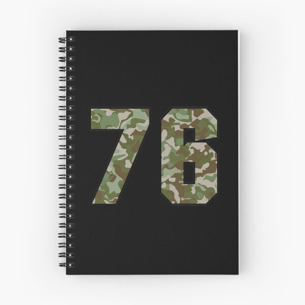 Item preview, Army Camo Number Seventy-six Veteran Lucky Number 76 designed and sold by Urosek.