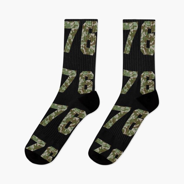 Item preview, Army Camo Number Seventy-six Veteran Lucky Number 76 designed and sold by Urosek.