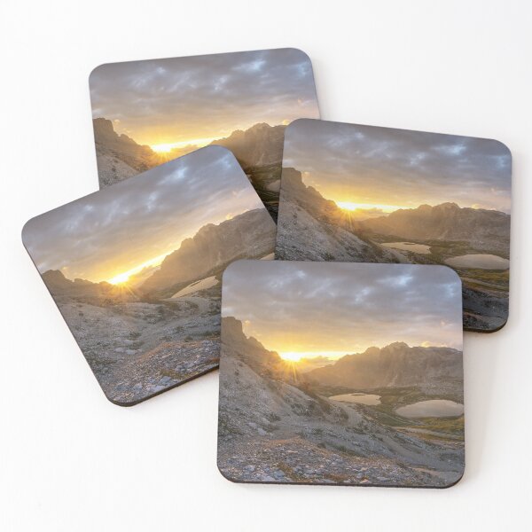 Item preview, Landcsape View Mountain With Gold Sky Sunset designed and sold by JTS STORE.