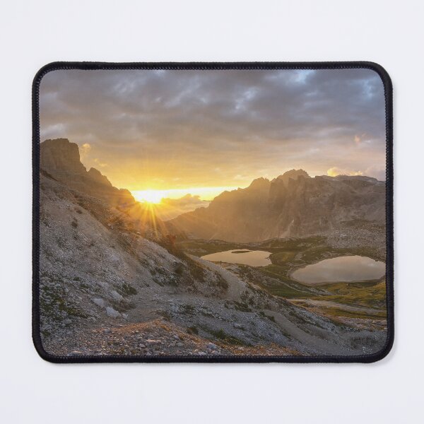 Item preview, Landcsape View Mountain With Gold Sky Sunset designed and sold by JTS STORE.