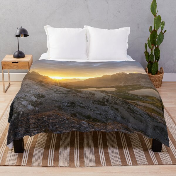 Item preview, Landcsape View Mountain With Gold Sky Sunset designed and sold by JTS STORE.