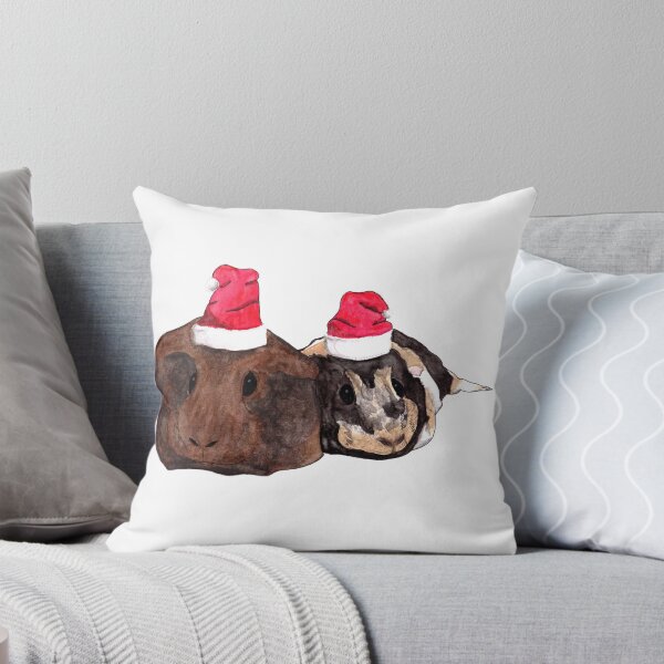 Artikelvorschau, Guineas in Santa Hüte entworfen und verkauft von Dayanna Knight.