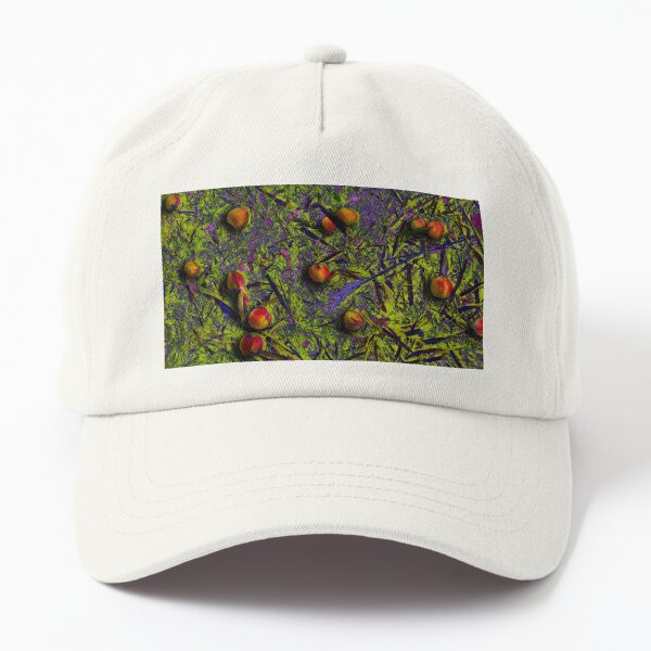 Ripe Peaches on Grass Dad Hat