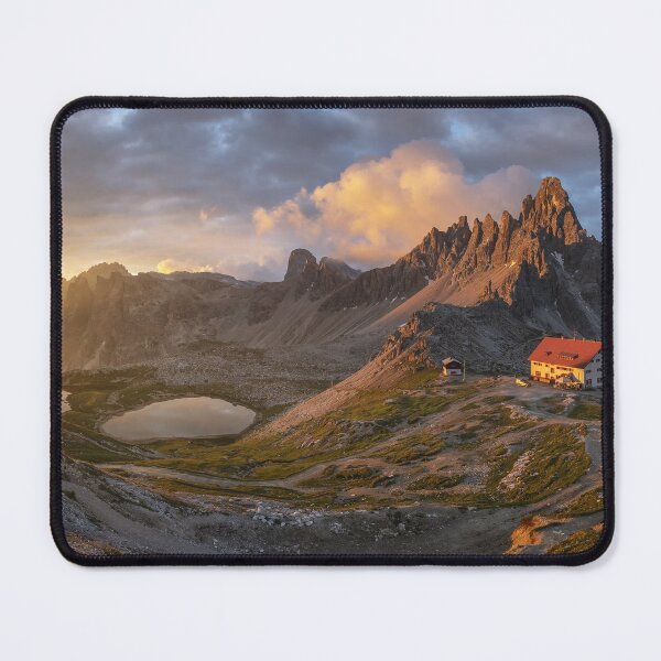 Item preview, Landcsape View Mountain With Gold Sky Sunset designed and sold by JTS STORE.