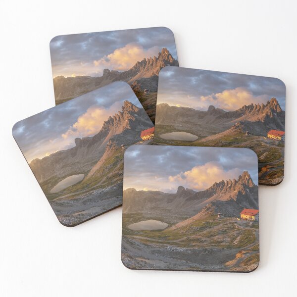 Item preview, Landcsape View Mountain With Gold Sky Sunset designed and sold by JTS STORE.