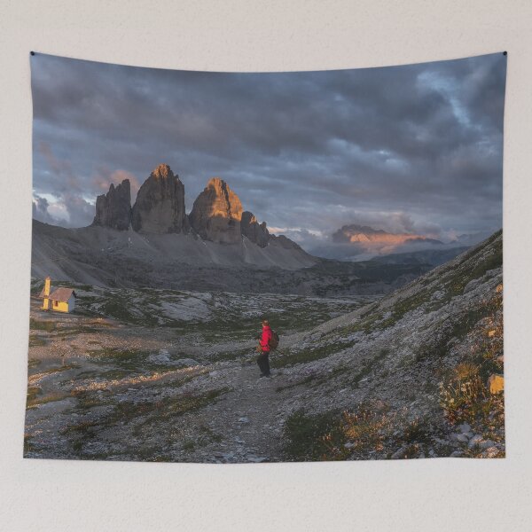 Item preview, Landcsape View Mountain With Gold Sky Sunset designed and sold by JTS STORE.