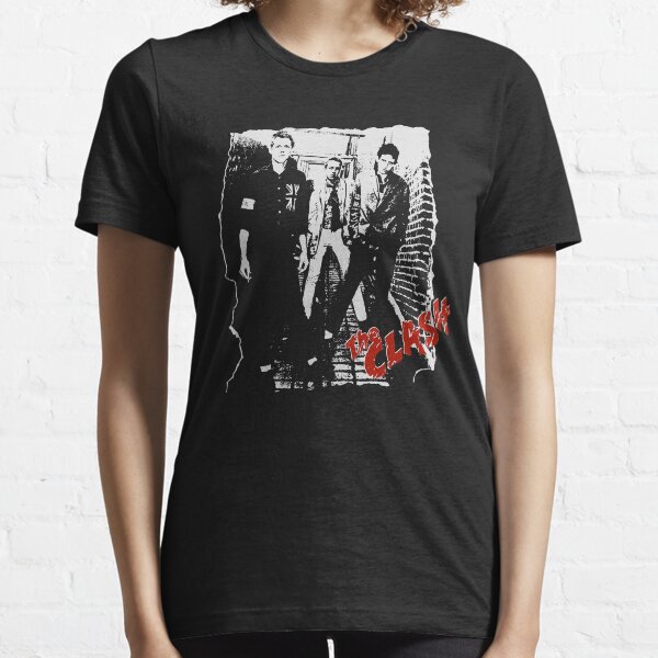 Black White Rock Band Retro Design Essential T-Shirt