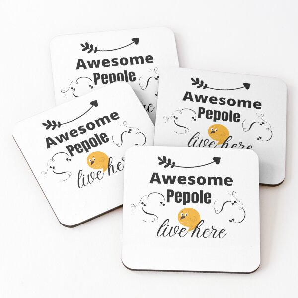 Item preview, Awesome People Live Here designed and sold by LILY ROSE.
