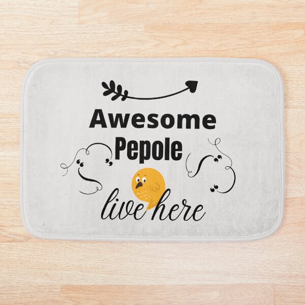 Item preview, Awesome People Live Here designed and sold by LILY ROSE.