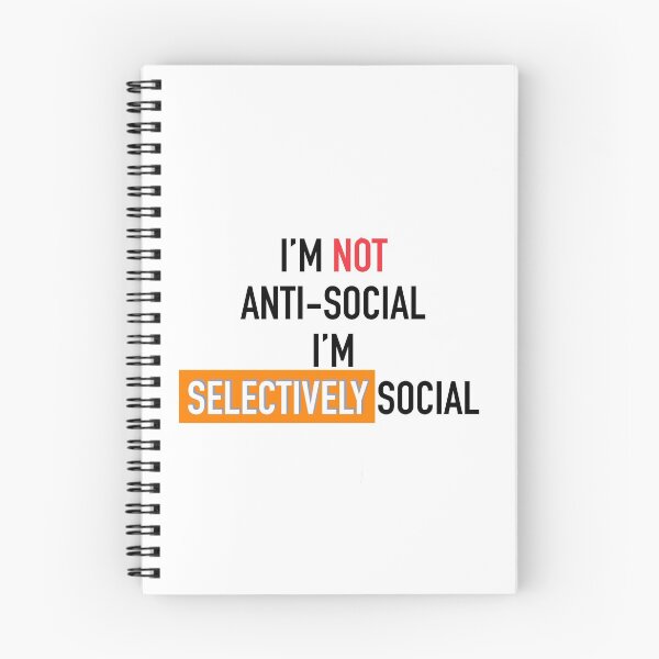Item preview, Im not anti-social Im selectively social designed and sold by aniicreates.