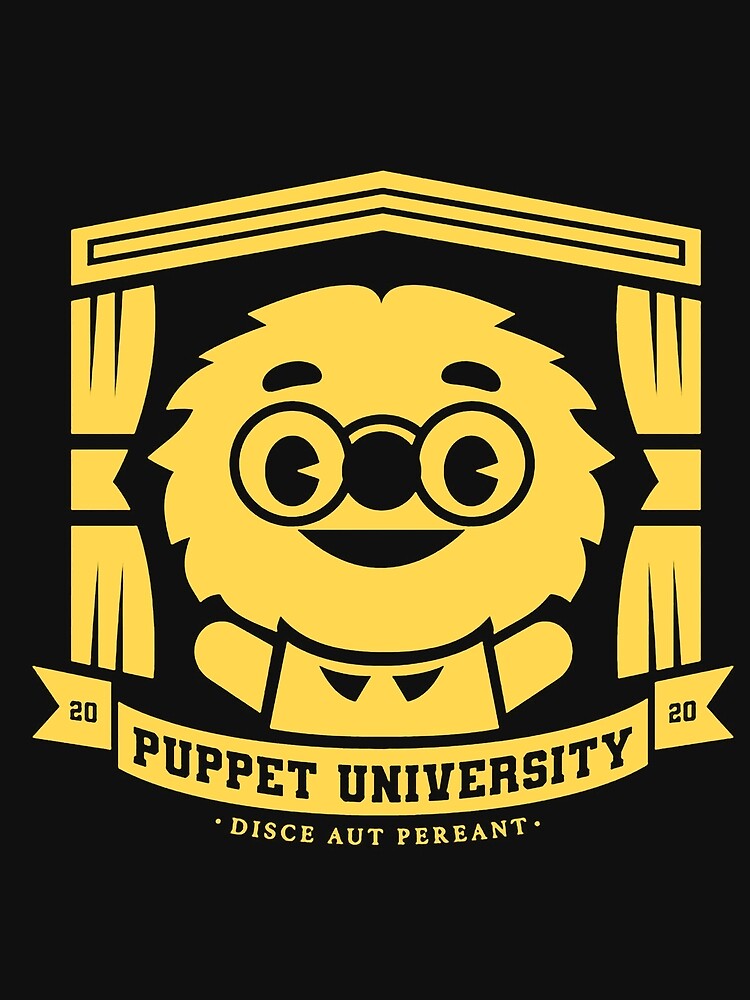 "Puppet History Merch Puppet University 1" Poster for Sale by awosa