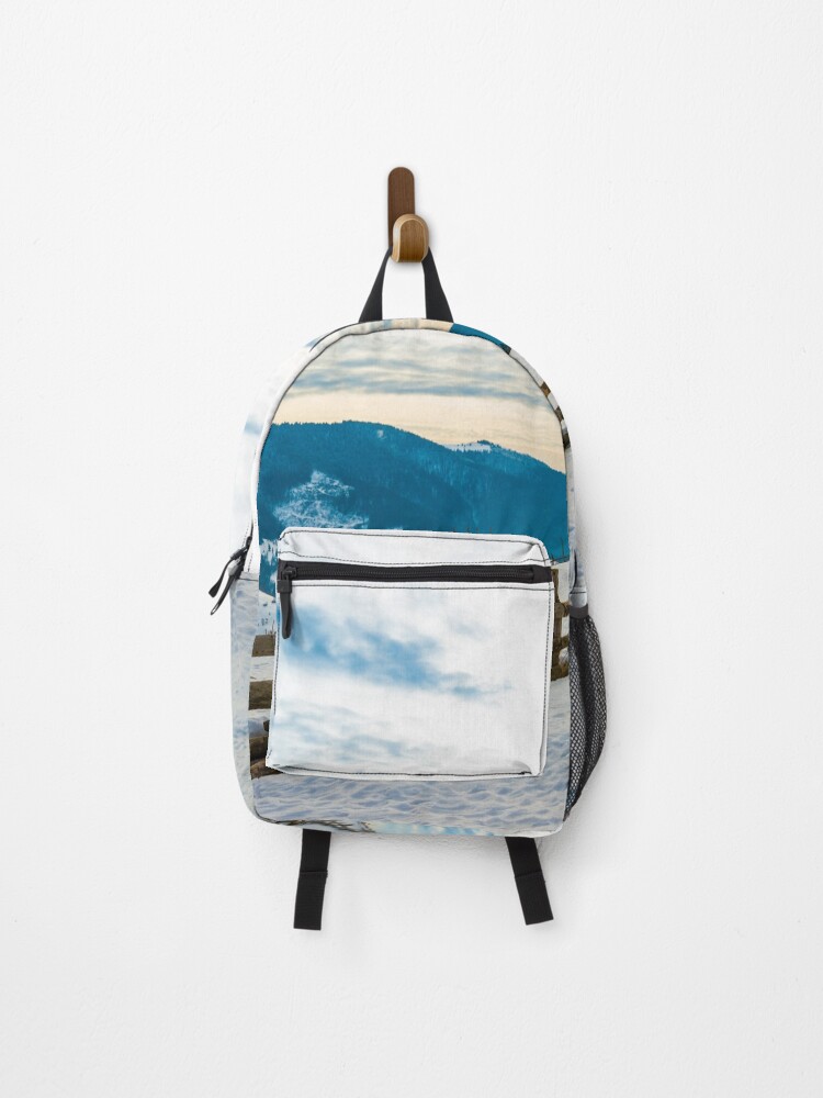 Thumbnail 1 of 3, Backpack, Beautiful Panorama Mountain Ranges designed and sold by Rittichai.