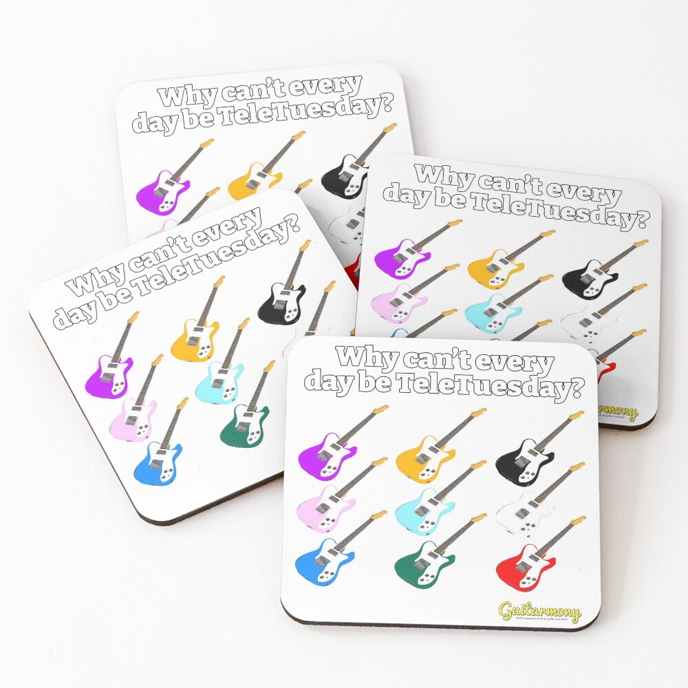 Item preview, Coasters (Set of 4) designed and sold by Guitarmony.