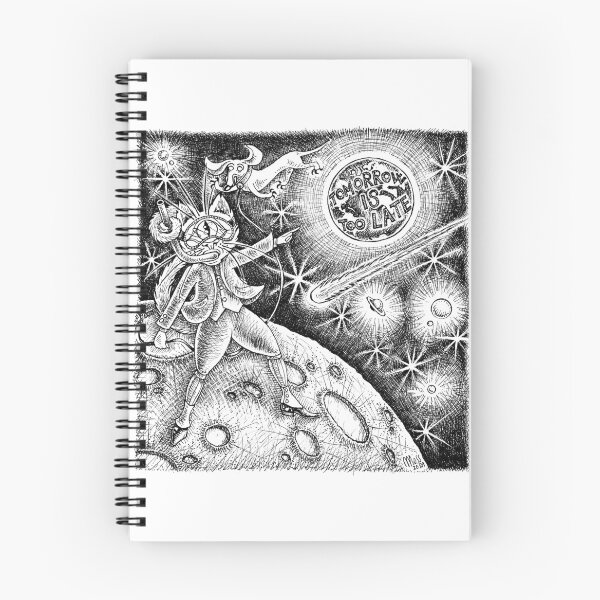 Item preview, Inktober 2021 - Moon - "From the moon to the earth" - Print gothic-noir - Ink illustrations designed and sold by WalkOnTheMoss.
