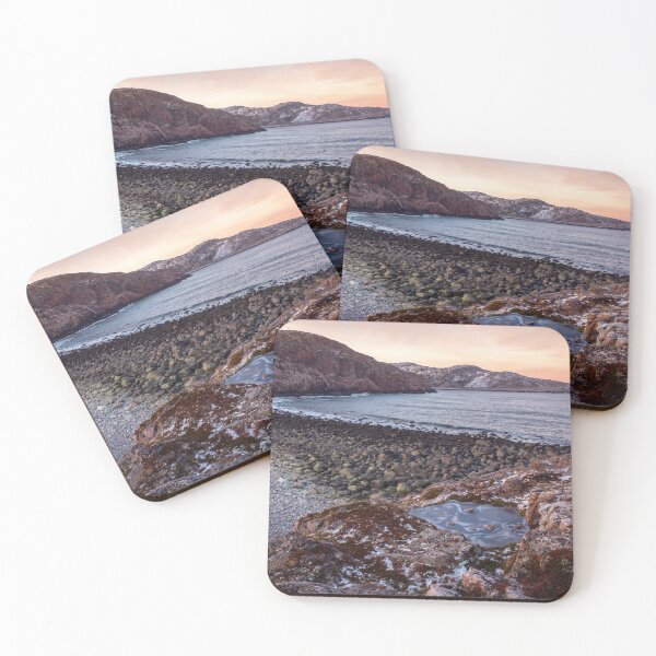 Item preview, Beautiful Frozen Puddles Mosses Rocky Slope Mountain designed and sold by JTS STORE.