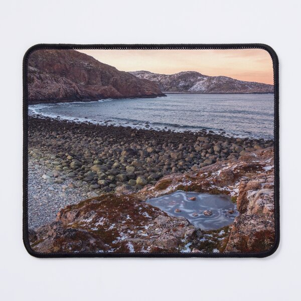 Item preview, Beautiful Frozen Puddles Mosses Rocky Slope Mountain designed and sold by JTS STORE.