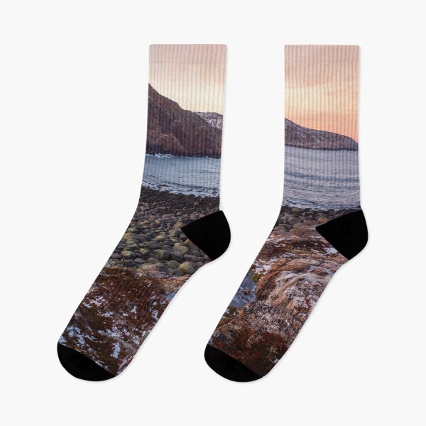 Item preview, Beautiful Frozen Puddles Mosses Rocky Slope Mountain designed and sold by JTS STORE.
