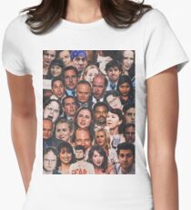 The Office Collage Women's Fitted T-Shirt