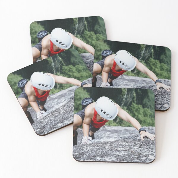 Item preview, Man Rock Climber Climbing Cliff designed and sold by JTS STORE.