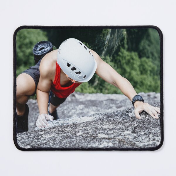 Item preview, Man Rock Climber Climbing Cliff designed and sold by JTS STORE.