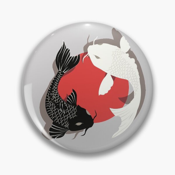 Item preview, Coi fish Yin Yang Meaning Love designed and sold by urban-color.