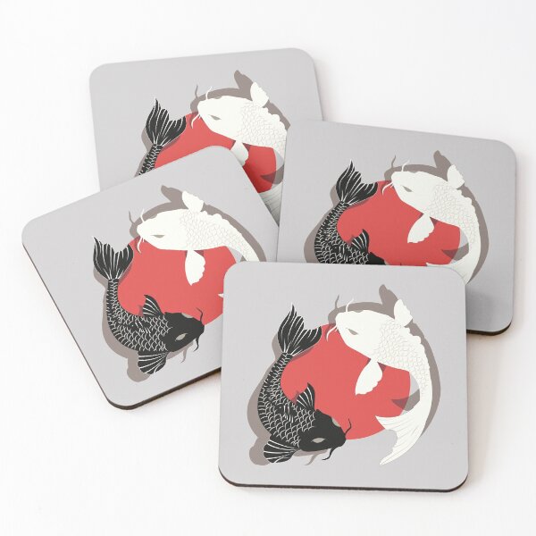 Item preview, Coi fish Yin Yang Meaning Love designed and sold by urban-color.