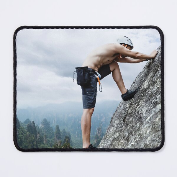 Item preview, Man Climbing Cliff designed and sold by JTS STORE.