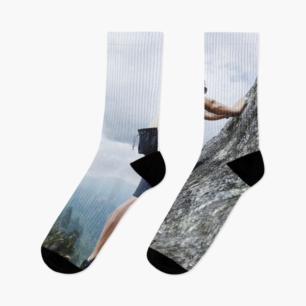 Item preview, Man Climbing Cliff designed and sold by JTS STORE.