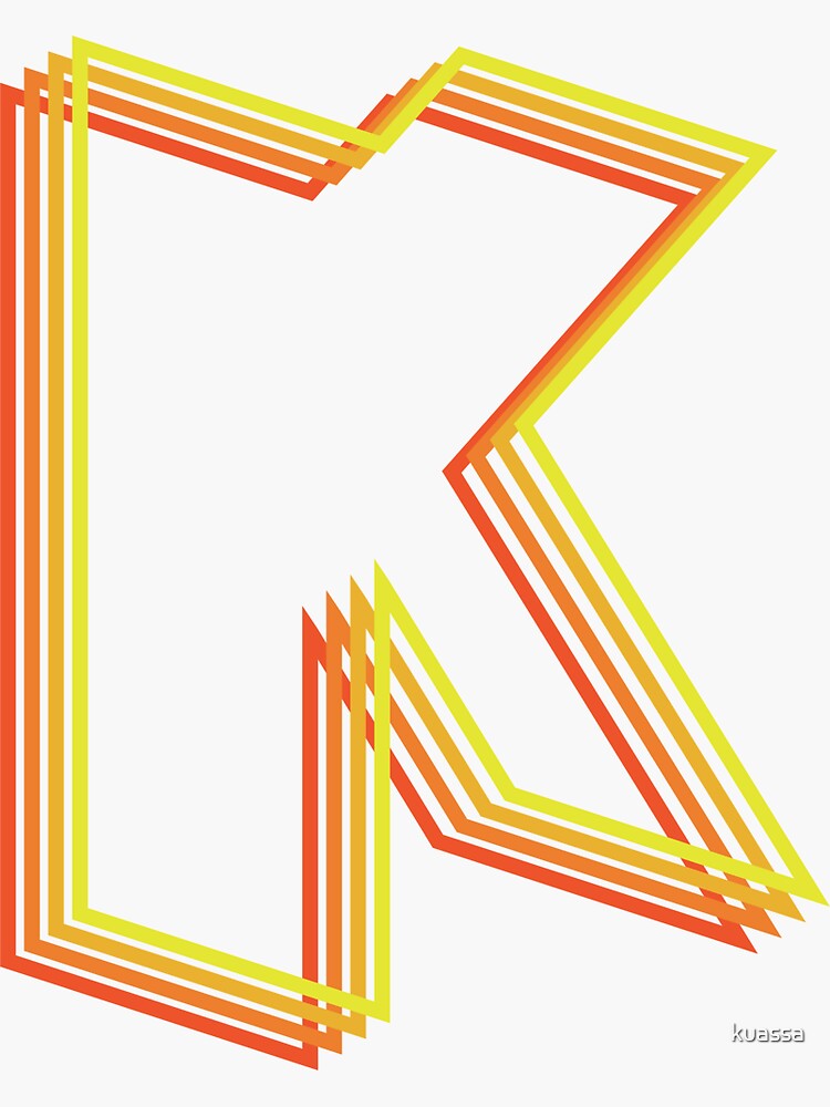Thumbnail 3 of 3, Sticker, Fourlines designed and sold by kuassa.
