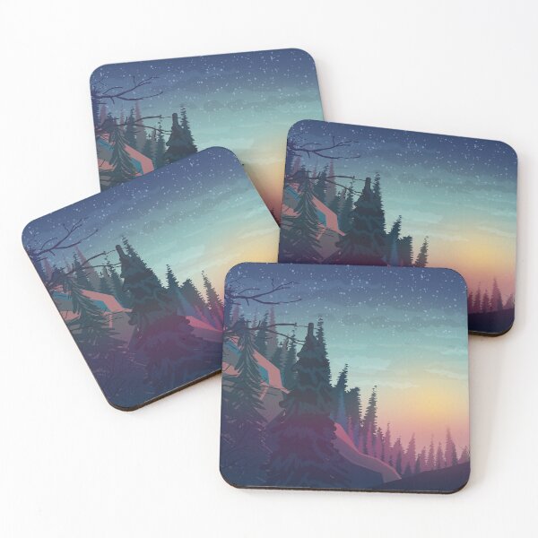 Item preview, Beautiful Sunset Between The Forest designed and sold by JTS STORE.