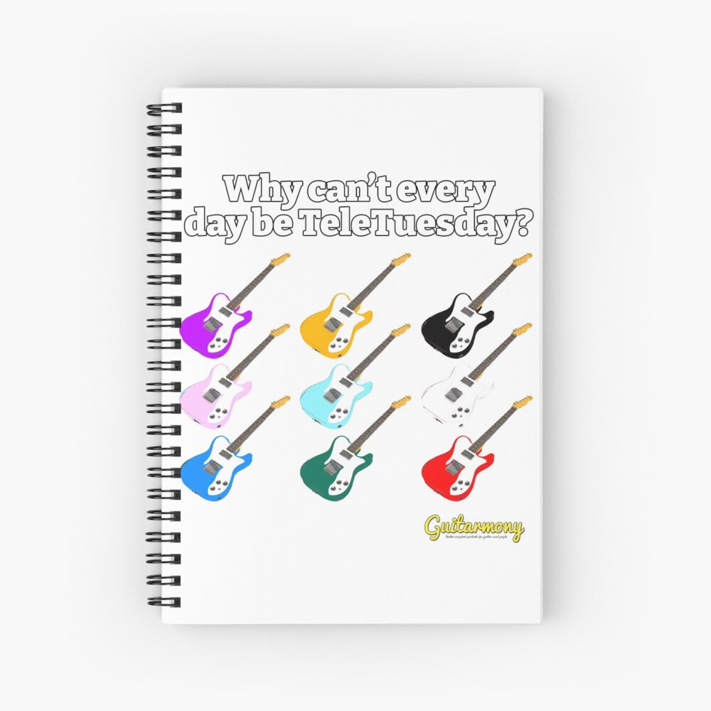 Item preview, Spiral Notebook designed and sold by Guitarmony.