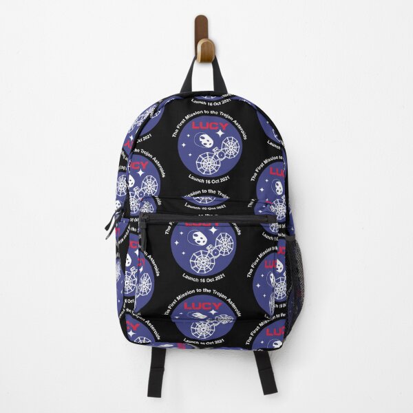 Item preview, NASA Lucy mission logo launch date 16 Oct 2021 (white) designed and sold by SolidEarthArt.