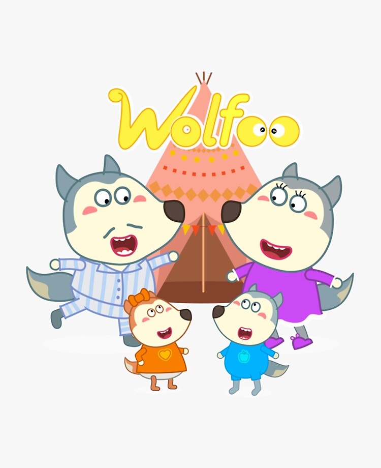 wolfoo family cartoon wolf family characters super, fun