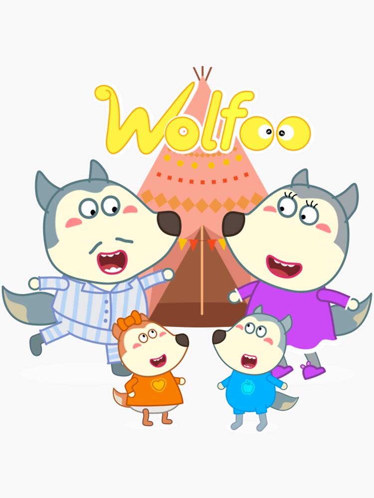 Wolfoo lucy gifts and merchandise Sticker for Sale by its88med