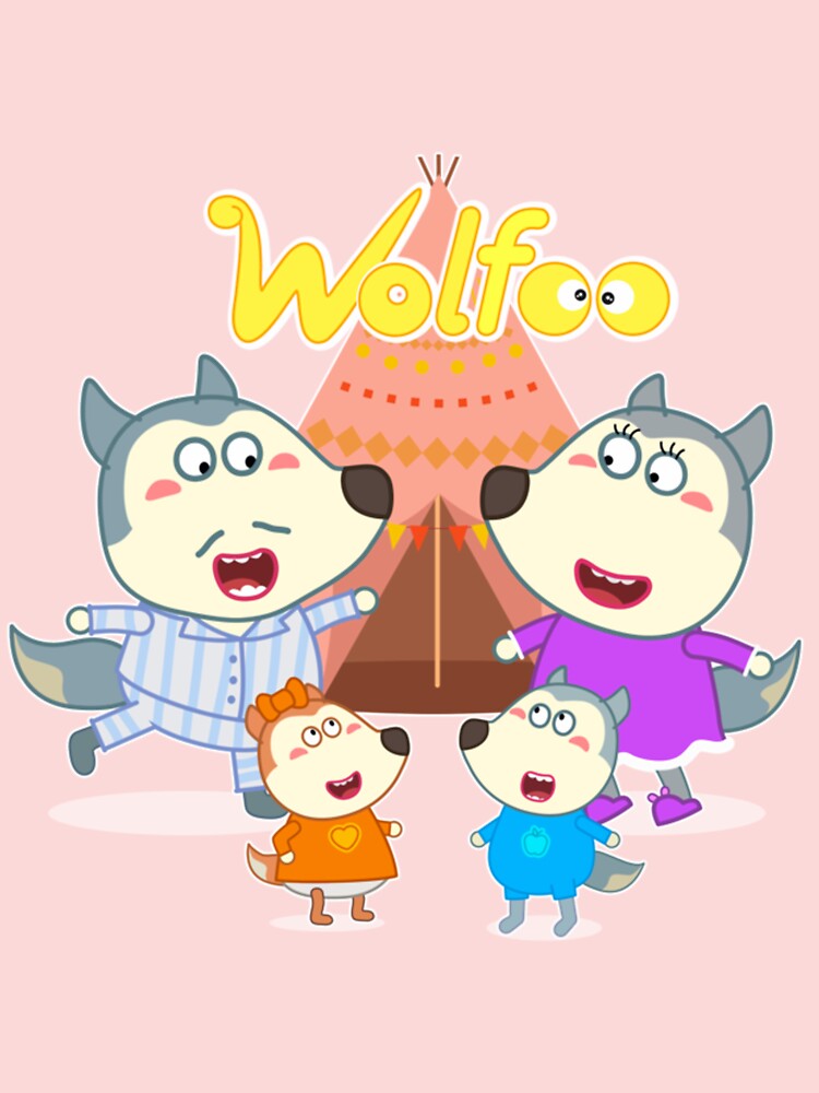 New Wolf 2 pieces Wolfoo Lucy Family plush dolls English animated stuffed  dolls