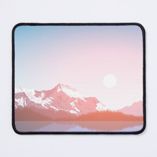 Item preview, Winter Mountain With Beautiful Sunset designed and sold by JTS STORE.