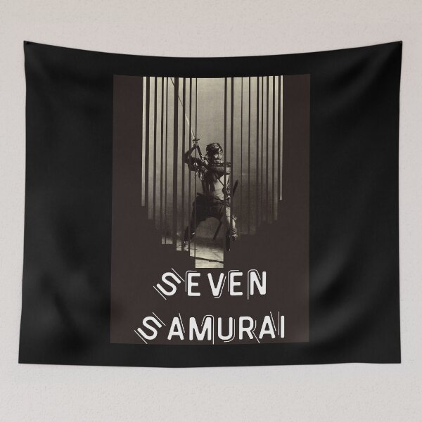 Item preview, Seven Samurai Kurosawa poster designed and sold by JewellJess1020.