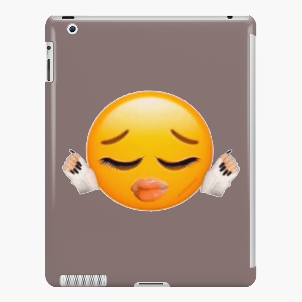 Bad Bitch Biting Lips Emoji Sheesh Meme IPad Case Skin By SirMemesALotR Redbubble