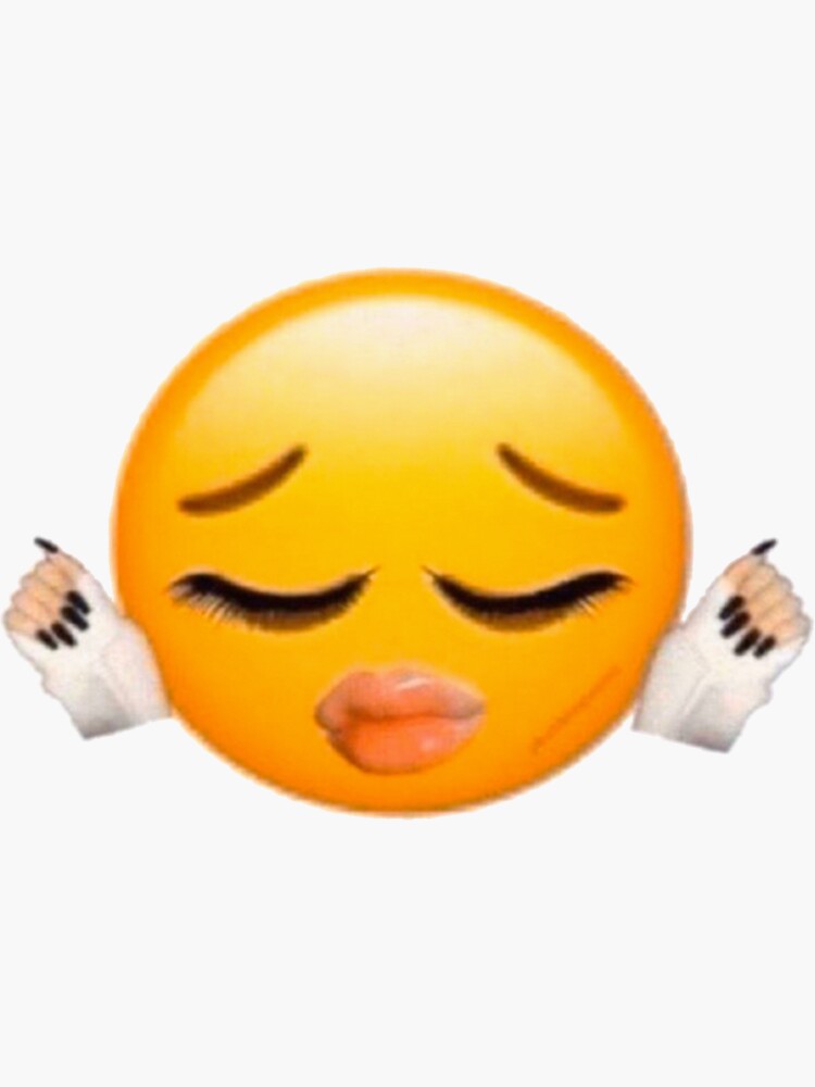 bad bitch biting lips emoji sheesh meme   Sticker
