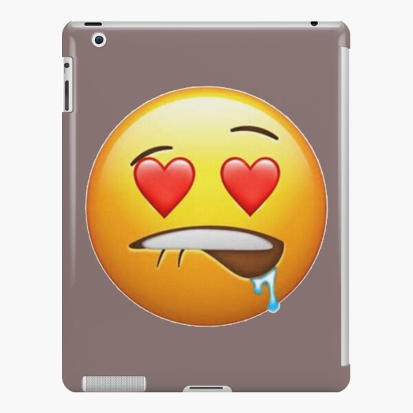 Biting Lips Emoji Sheesh In Love Meme IPad Case Skin By SirMemesALotR Redbubble