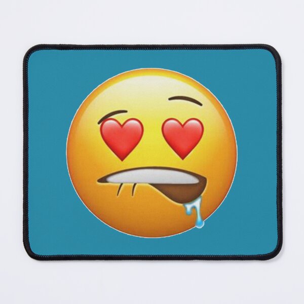 Item preview, biting lips emoji sheesh in love meme   designed and sold by SirMemesALotR.