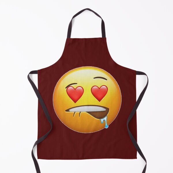 Item preview, biting lips emoji sheesh in love meme designed and sold by SirMemesALotR.